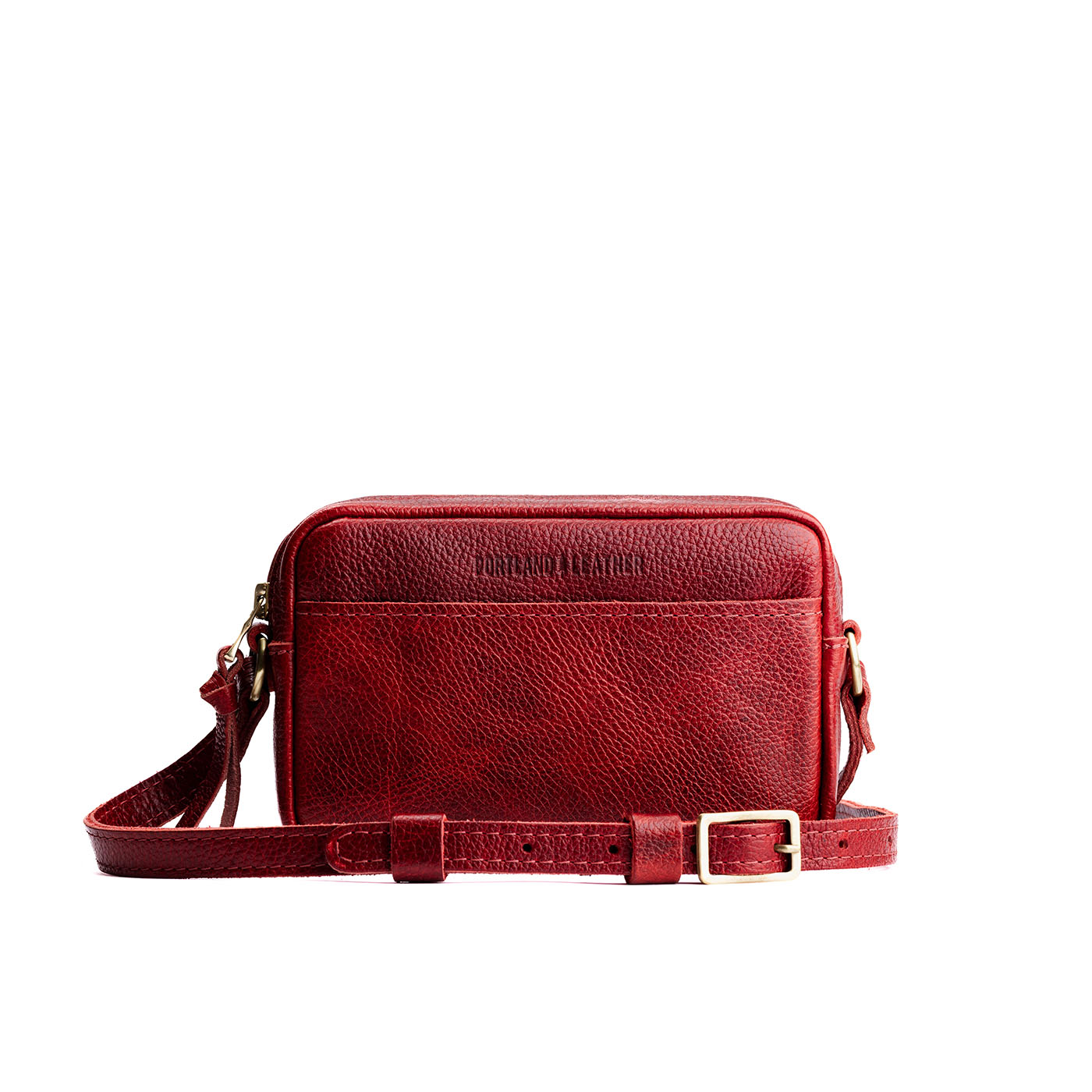 Chili Red*Small | rectangular crossbody with adjustable strap