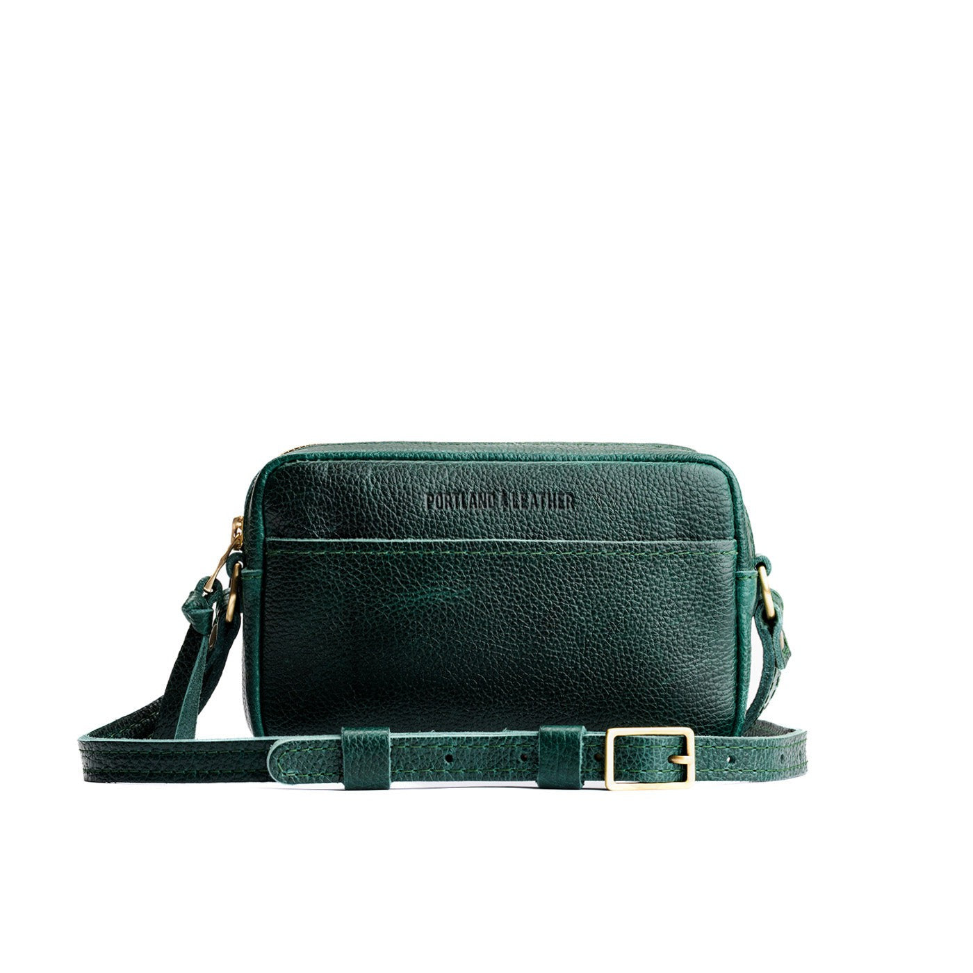 Forest Green*Small | rectangular crossbody with adjustable strap