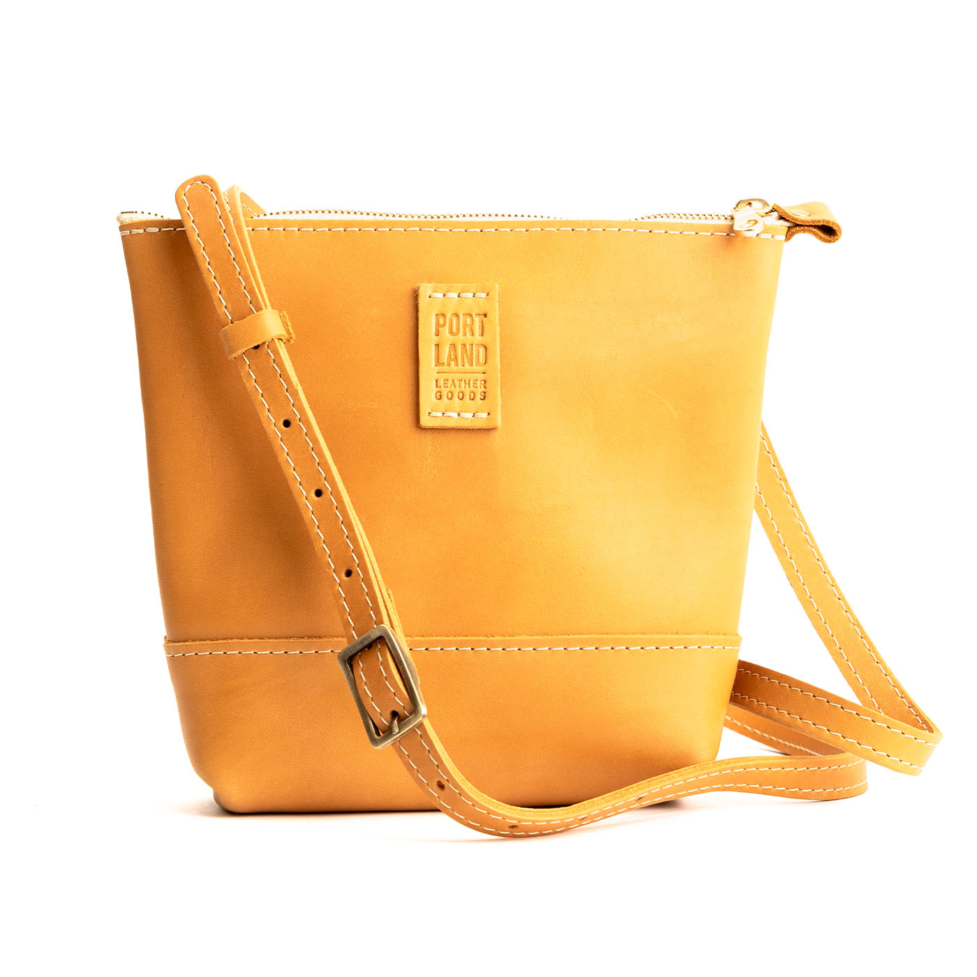 Sunflower | Small rectangular crossbody purse with top zipper and interior pocket