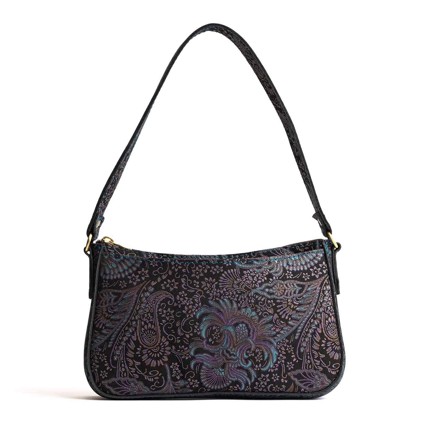 Masquerade | Petite bean shaped shoulder bag with a zipper closure
