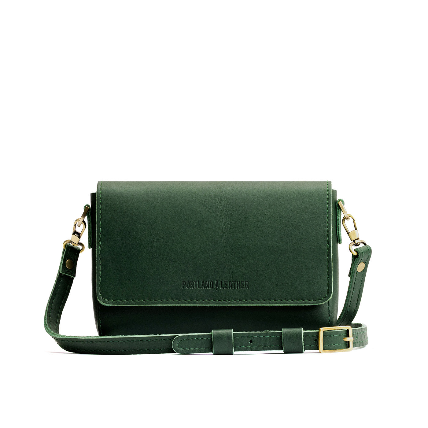 Aruba*Mini | Leather Crossbody Bag with Magnetic Messenger Bag Closure