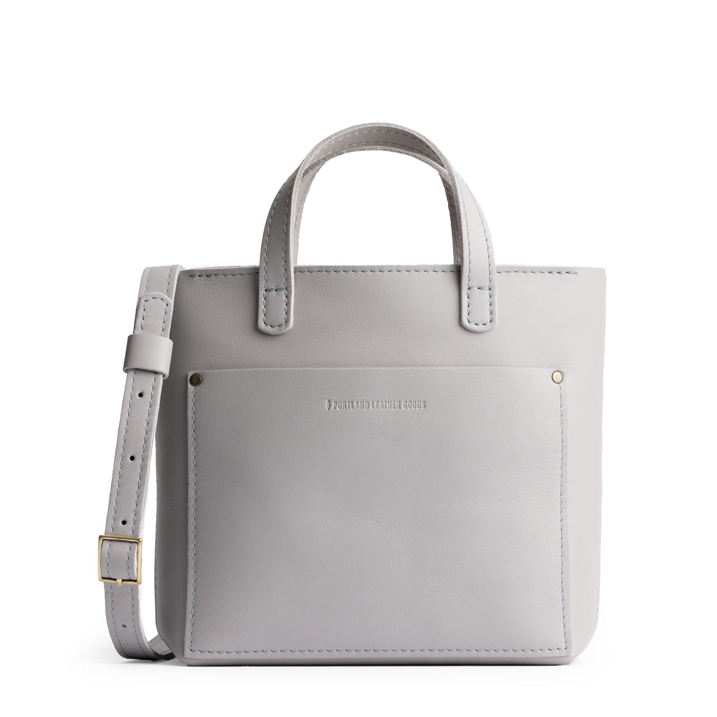 Formal Grey*Zipper | Crossbody tote bag with zipper closure and front pocket