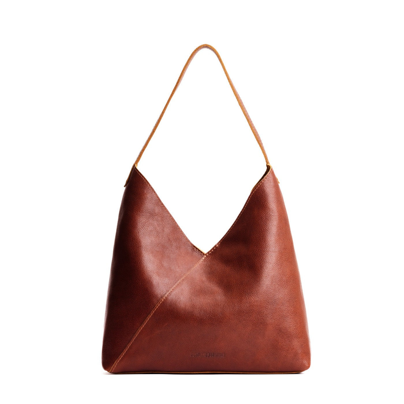 Nutmeg*Oversized | Large shoulder bag with magnetic snap closure