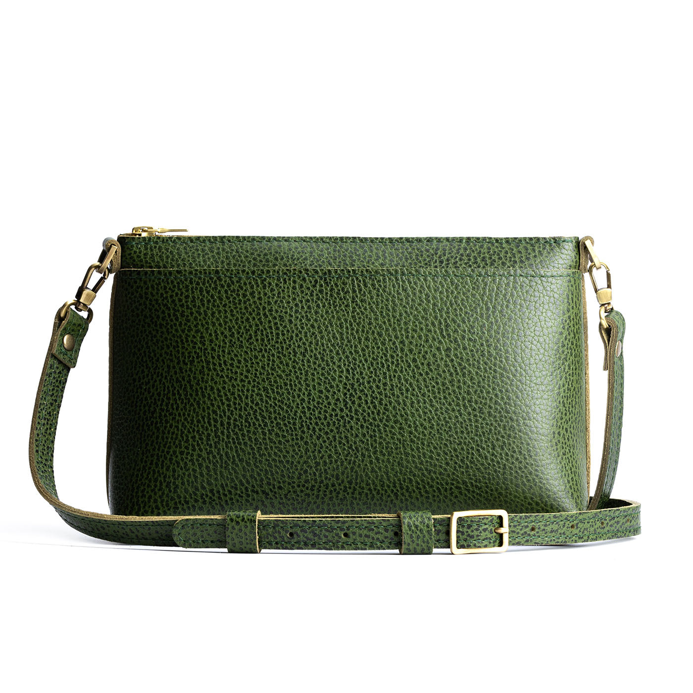 Avocado*Classic | Zip top petite crossbody bag with detachable strap