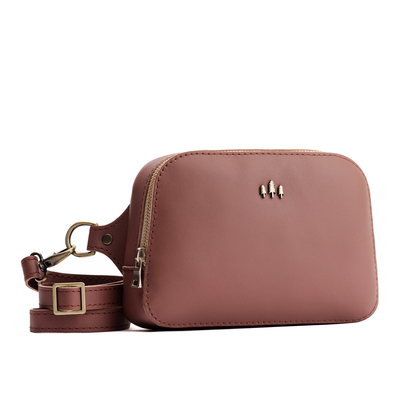 Sunkissed | Rectangular sling bag with zipper and tree logo