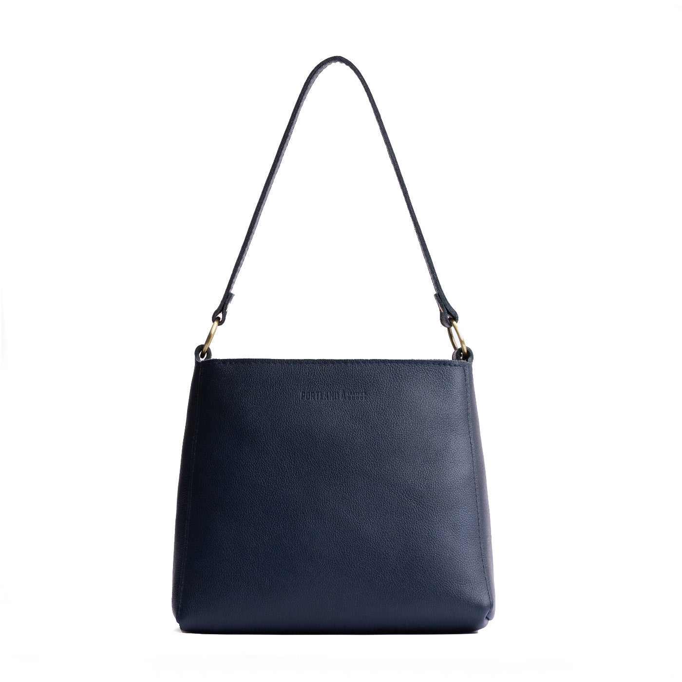 Night Owl | Triangular shoulder bag with antiqued brass finished hardware