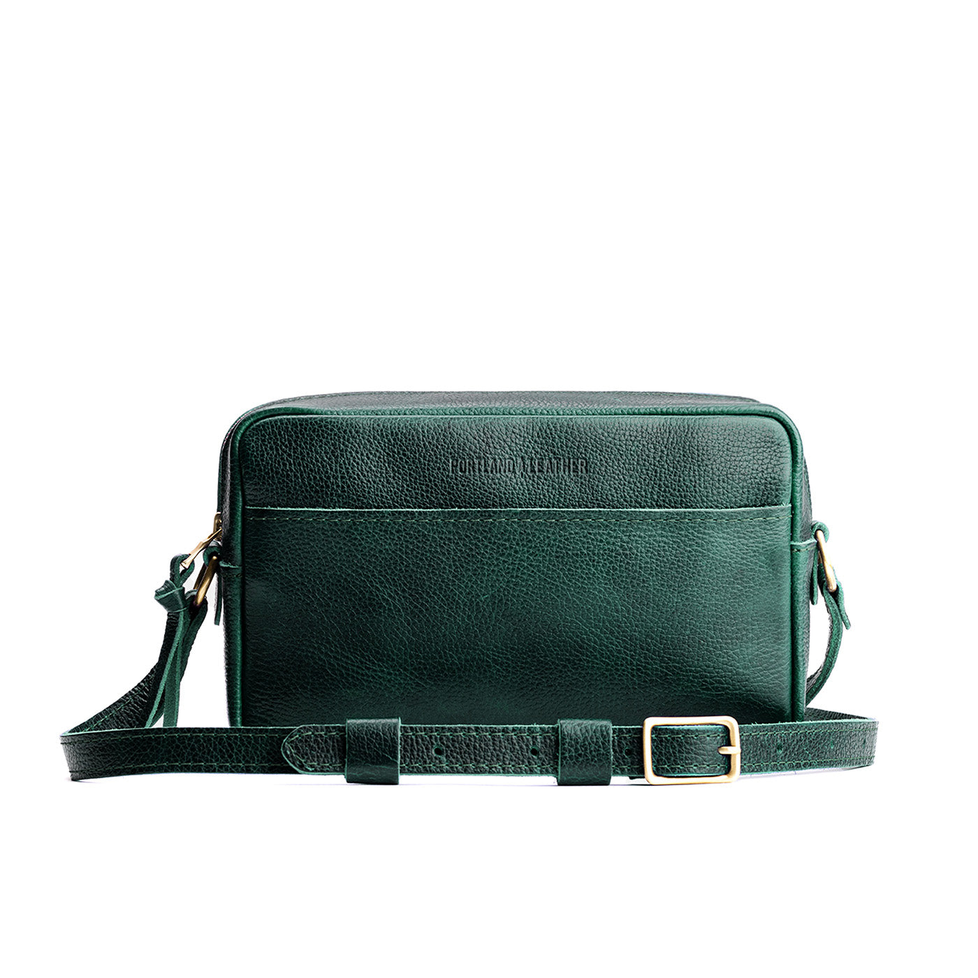 Forest Green*Large | rectangular crossbody with adjustable strap