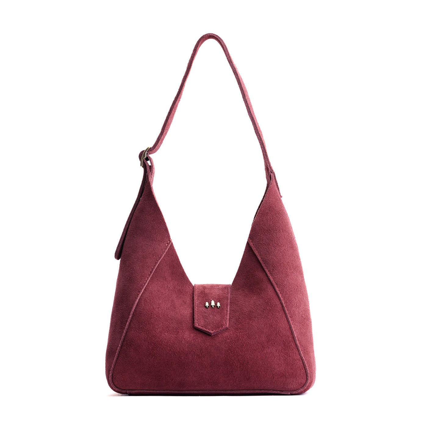 Red Panda | Structured hobo shoulder bag with adjustable strap and magnetic closure