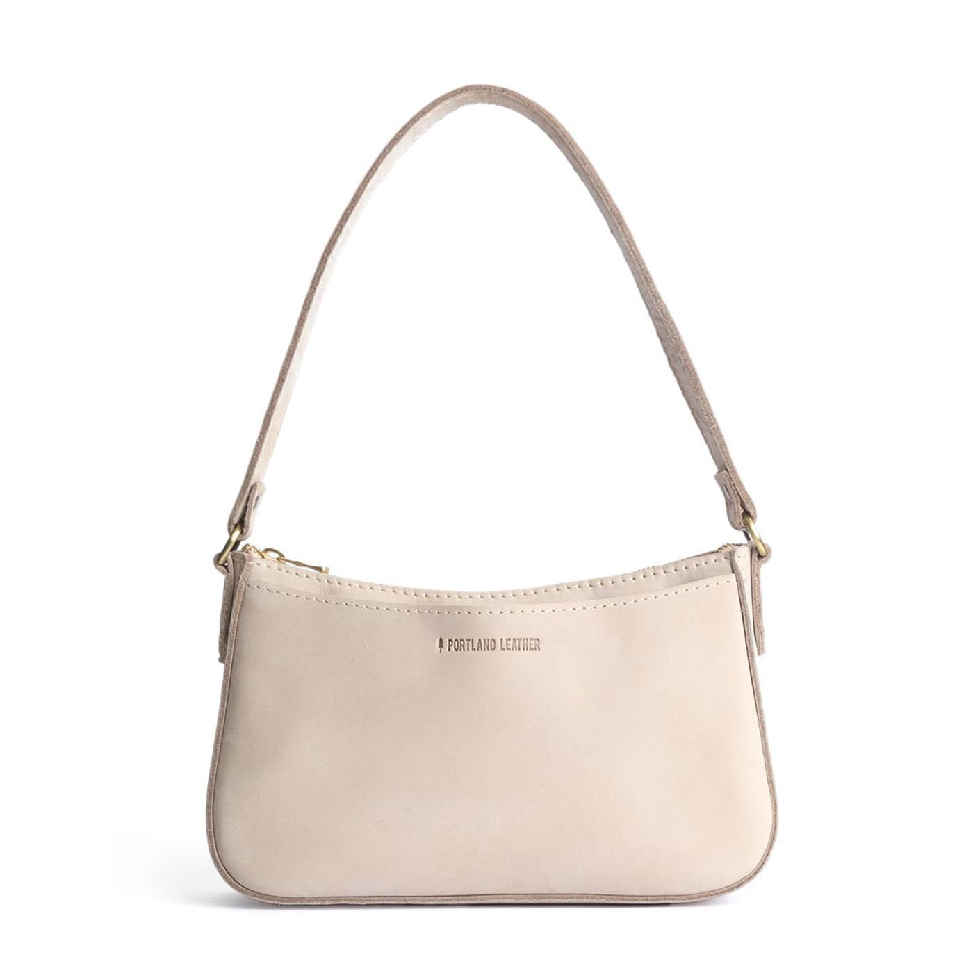 Dragon Bone | Petite bean shaped shoulder bag with a zipper closure