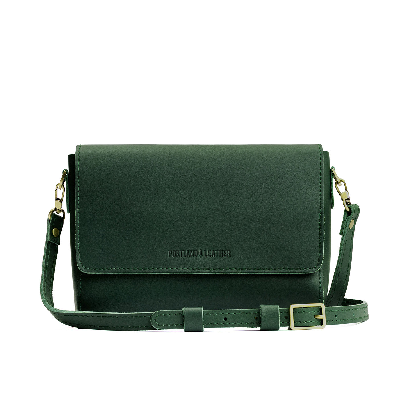 Aruba*Medium | Leather Crossbody Bag with Magnetic Messenger Bag Closure