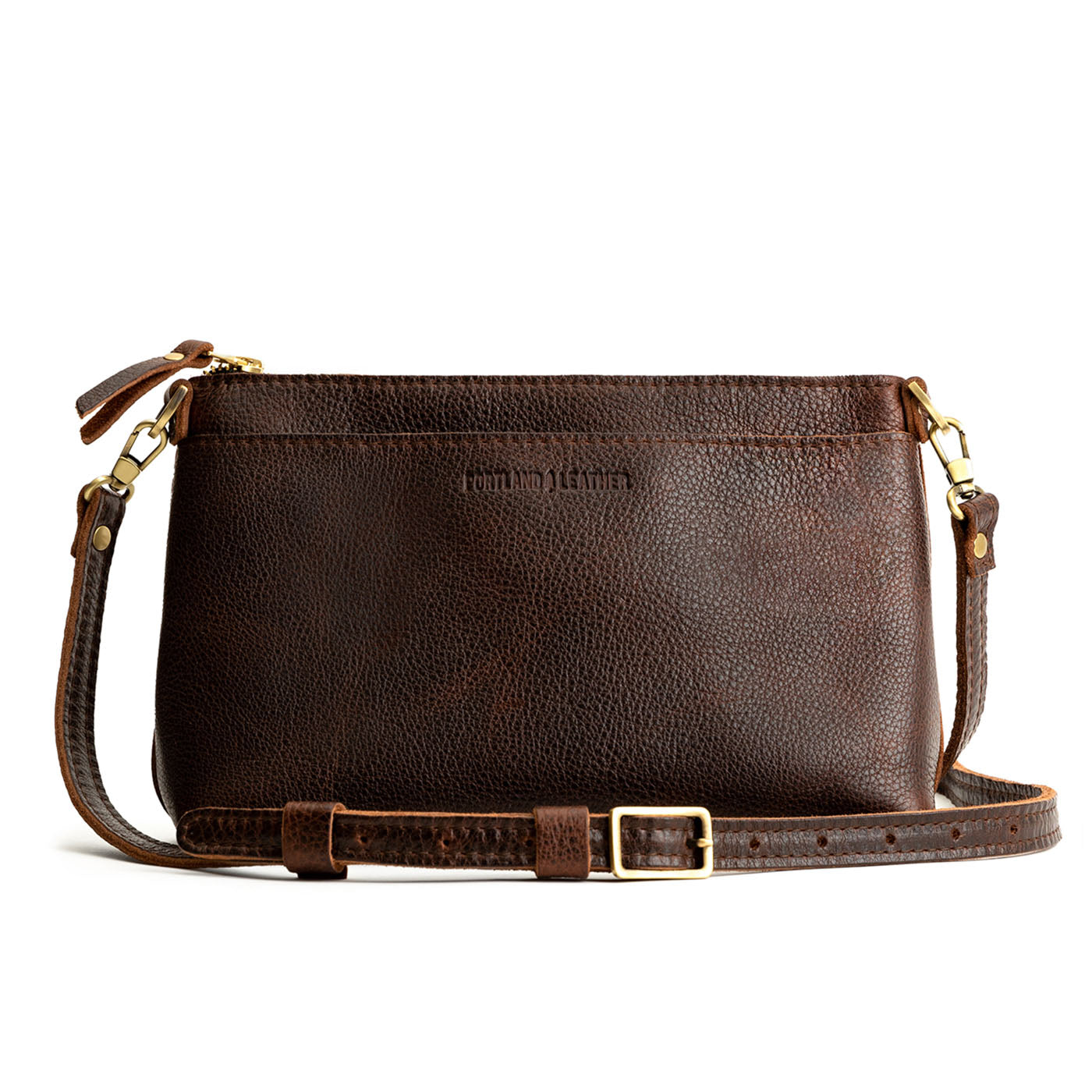  Coldbrew*Classic | Zip top petite crossbody bag with detachable strap