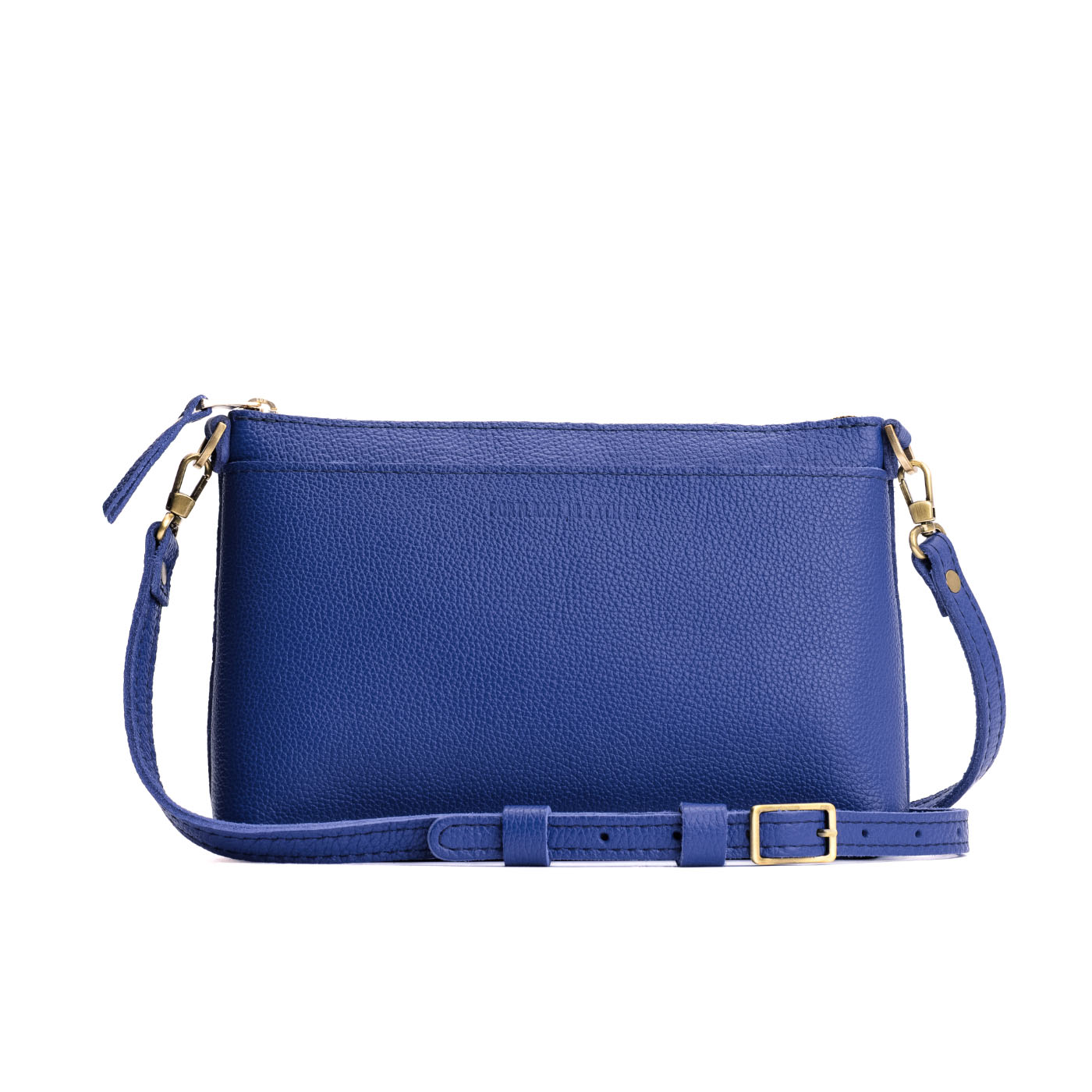 Molino Blue*Classic | Zip top petite crossbody bag with detachable strap