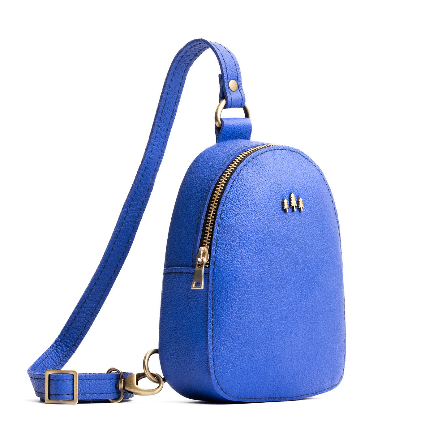Astro Blue | Small sling bag with zipper closure and adjustable strap