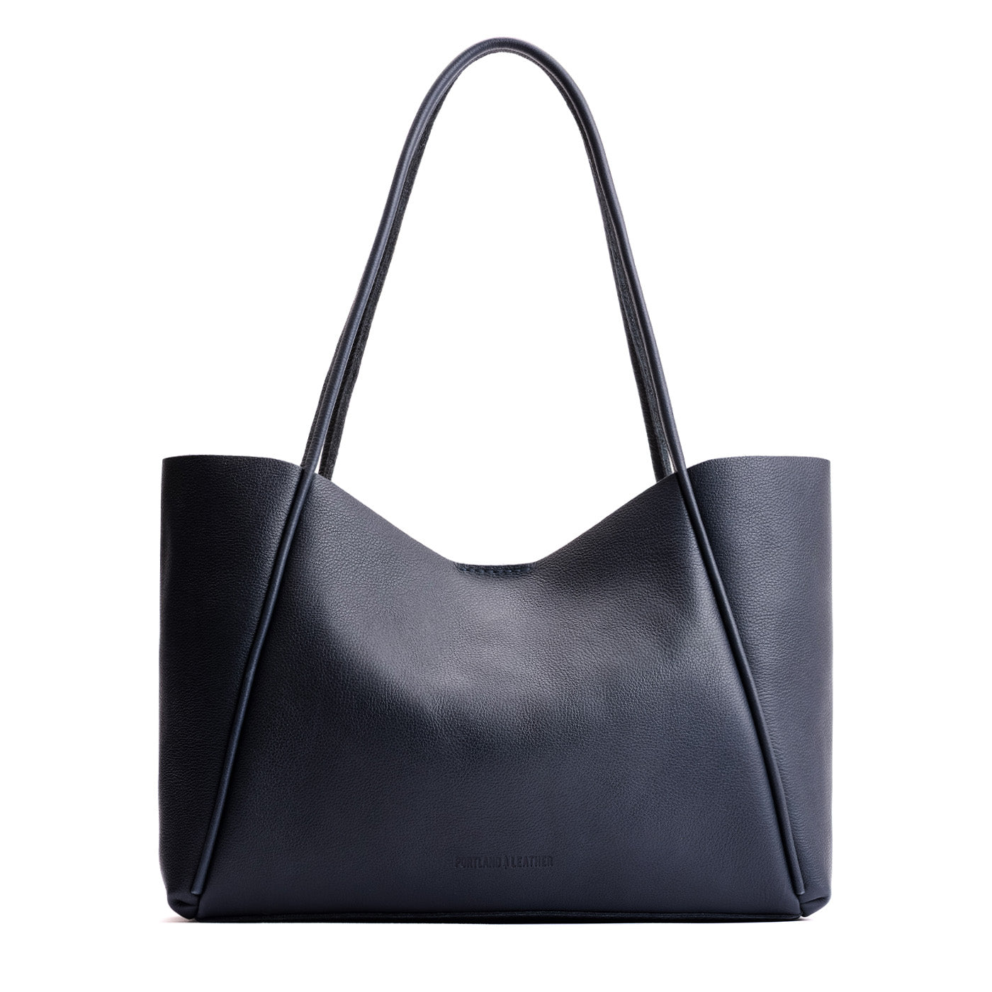 Night Owl*Large | Large wide tote with leather straps and snap closure